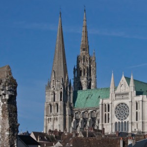 Reisen nach Chartres zur Kathedrale